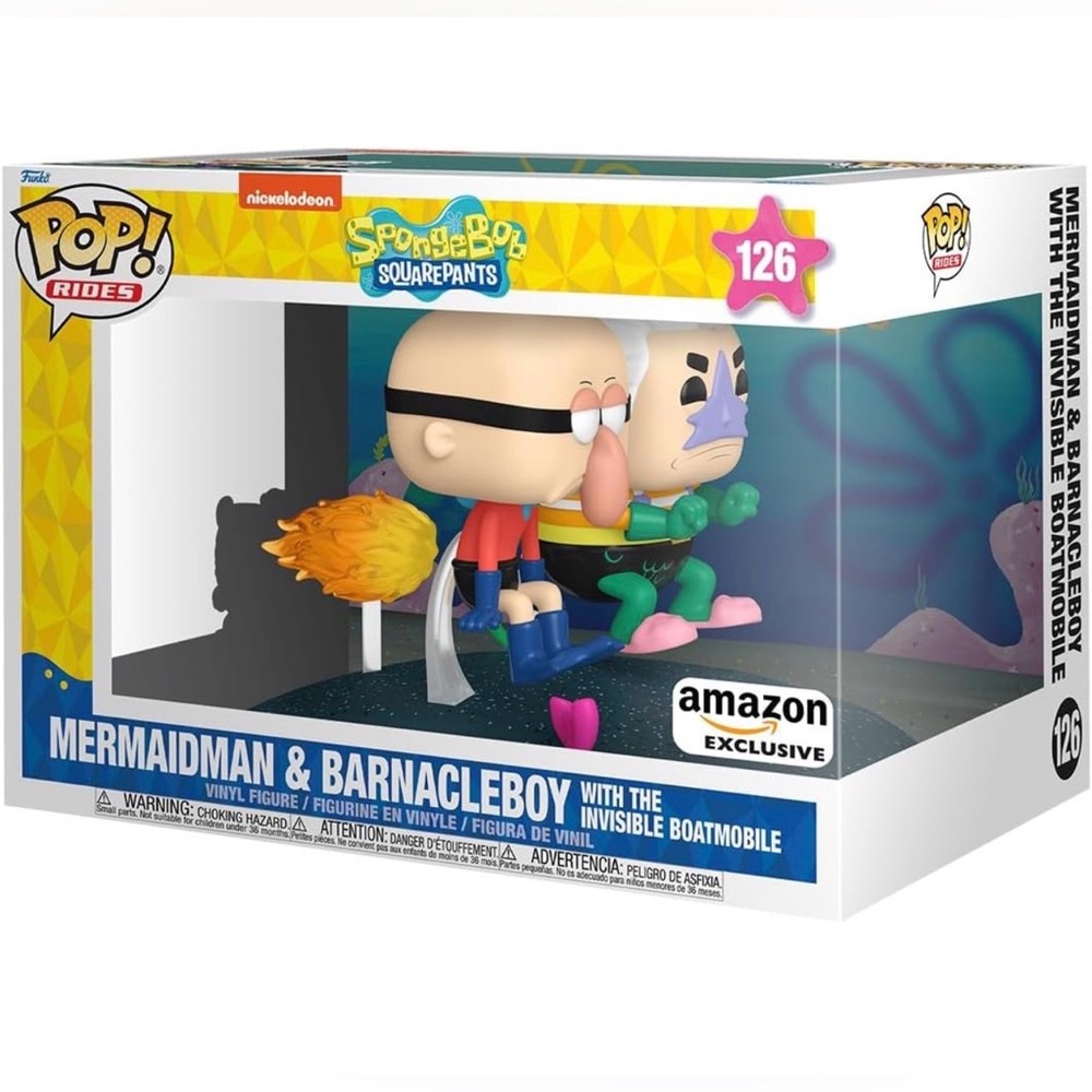 Funko Pop Deluxe Ride #126 SpongeBob SquarePants Brand New - Picture 1 of 7